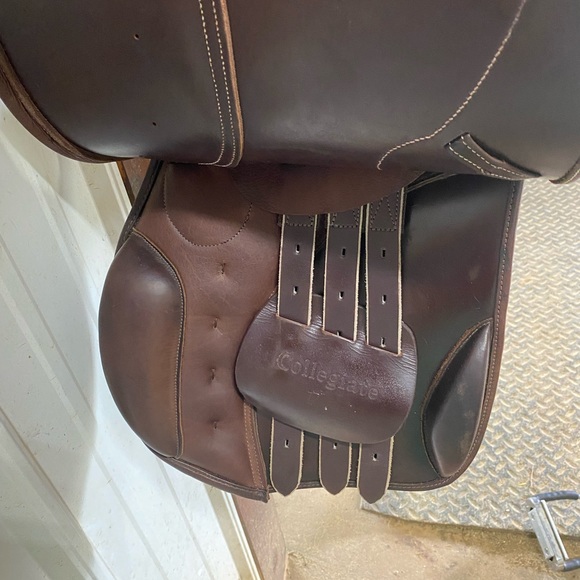 Practically new! English Saddle Close Contact Jump Saddle Changeable gullet 17” - Picture 13 of 16